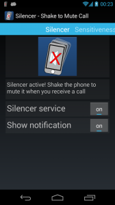 Silencer screenshot main